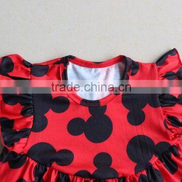 Back to School Children Pearl Dress New Mouse Pattern Tops Fancy Girls Pearl Shirts photo-2