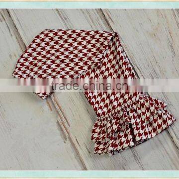 houndstooth ruffle pants sew sassy icing legging high quality houndstooth knit cotton pants