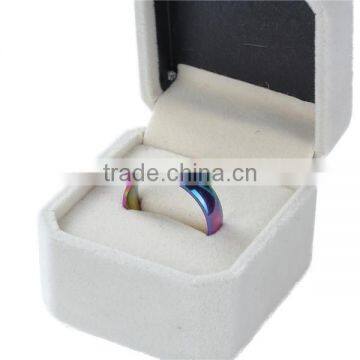 Stainless Steel Unadjustable Rings Multicolor photo-2