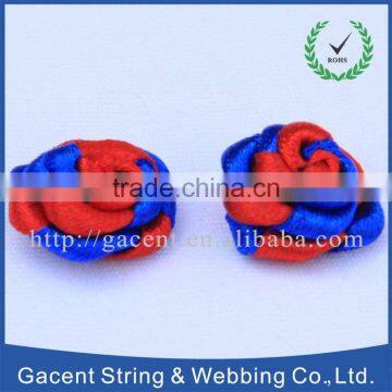 double colors dress rosette