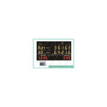 Shock Resistance Electronic Tennis Scoreboard Tennis Courts Score Cards