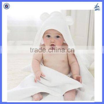 100% Organic Bamboo Fiber Baby Hooded towels Baby Hooded Bath Towels