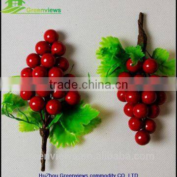 Christmas tree decoration grapes 15cm Length Table Decorative Fake Fruit Artificial