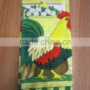 chicken style microfiber softer towel for ladies