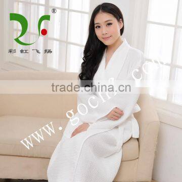 Производитель терри-тряпок напрямую поставляет вaffle халаты из 100% хлопка photo-2