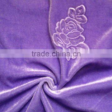 100% polyester garment velvet fabric