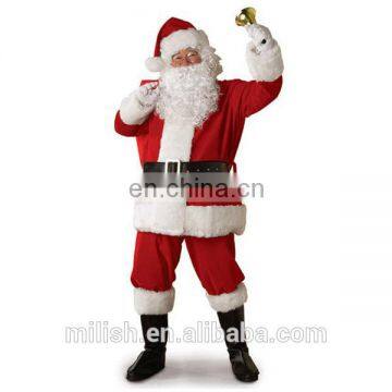 New products cosplay high quality Christmas santa claus costumes for sale MFJ-0088