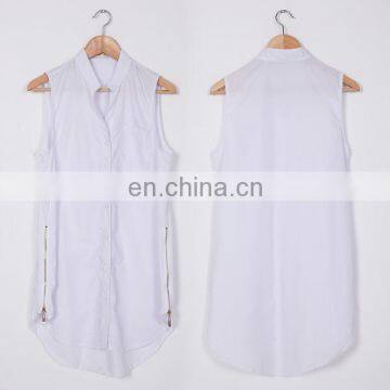 Fashion Chiffon Ladies Tops Jean Tee Dress Shirts for Women photo-5