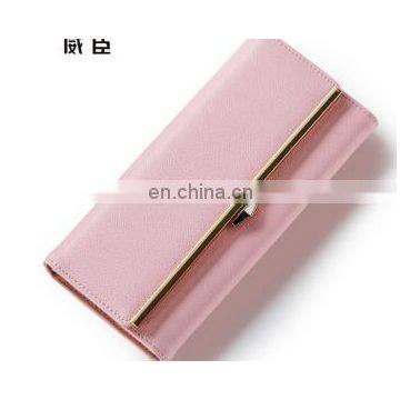 2017 Candy Color Classic Cute Women's Wallet Button Leather Faux Clutch Lady Purse Long Handbag High Quality Card Holder photo-5