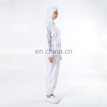 100%Polyester White Jumpsuit Food Processing Uniform photo-3