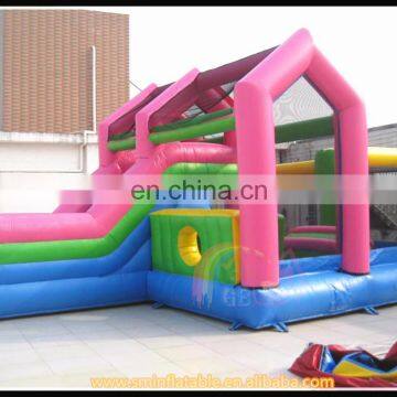 Crazy Selling large inflatable bouncer with slide,bounce castle combo for children,jumper with slide for sale