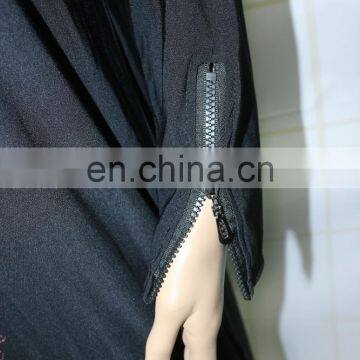 Arabic Front Middle Zipper Abaya Kaftan Designs photo-4