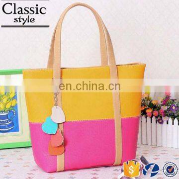 CR english amazon hot selling most popular ladies cheap bag high-capacity with fringe split joint pu leather beautiful hand bag