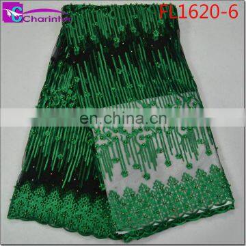 Hot Sale African Tulle Lace Fabrics FL1620 photo-6