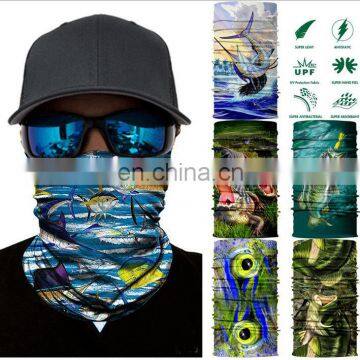 Polyester head tube 3D custom digital printing design high UV bandana