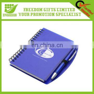 Promotional Items Custom Logo Printed Notebook with Pen