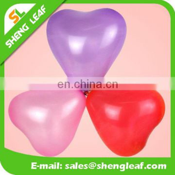 custom latex air heart Balloon with printing logo for wedding celebration