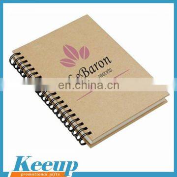 Printed Hard Paper Cover Promotional Notebook With Spiral Bound photo-3