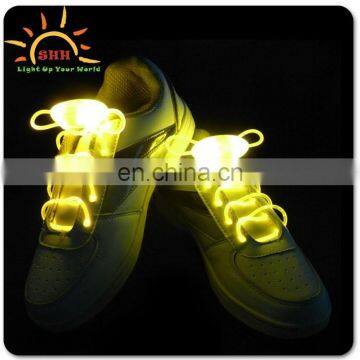 LED falshing shoelaces, colored shoe lace for party supply