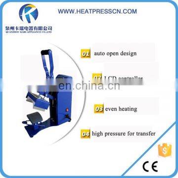 Auto Open Cap Heat Press with Cap Mounting Clamp