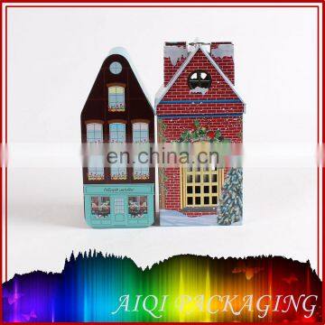 House Shape Christmas Gift Tin Box/tin Can/metal Box photo-5