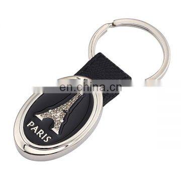 2016 Hot Sale PU Leather Keychain With Embossed Logo