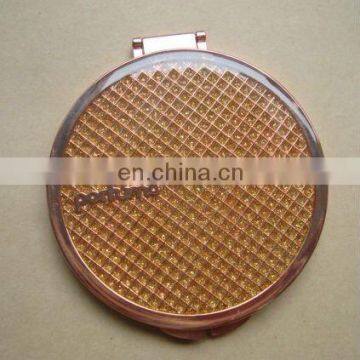 metal compact mirror with epoxy paint surface