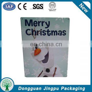 Custom Printed Fashion Metal Tin Sign Made in Dongguan