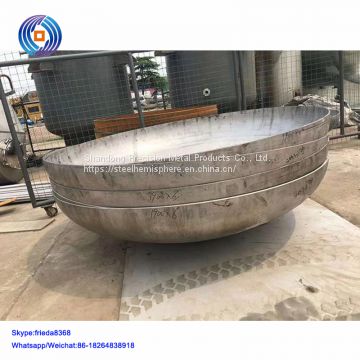 Stainless steel ellipsoidal head for water tank