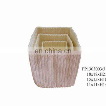 Handmade pp Decor Gift Crochet Basket