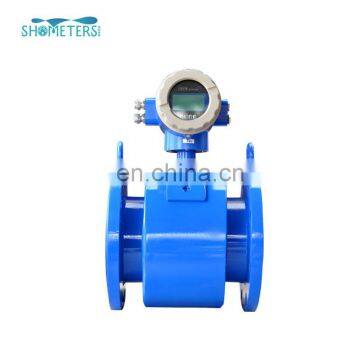 battery powered Electromagnetic Flow meter With IP68 water-proof flowmeter