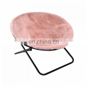 anti-slip bottom polyester+stainless steel foldable indoor elevated dog bed