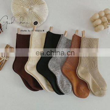 Angolan Rabbit Wool Korean Children's Socks Soft Waxy Double Needle Children's Socks Thickened Winter Warm Children's Socks photo-6