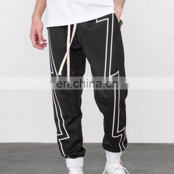 Cheap price professional casual men black sweat pants