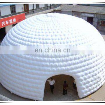 Giant inflatable projection dome tent, inflatable cabin tent, luxury safari tent for sale