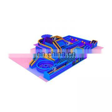 Inflatable Indoor Theme Park Obstacle Slide Castle Bouncer Combo Equipment Giant Fun City Amusement Parks Kids and Adults photo-2