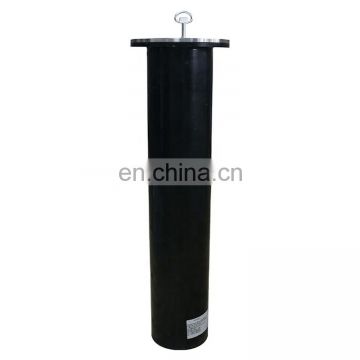 Reflective safety semi automatic parking street bollard