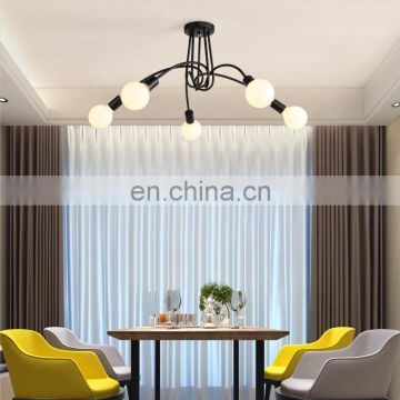 Modern luxury Living Room light metal led pendant lights for restaurant