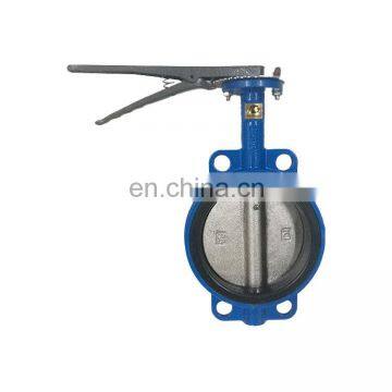 Russia high performance cast iron wafer type butterfly valve,flange type stainless steel butterfly valve