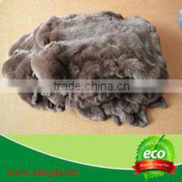 Women coat rabbit fur