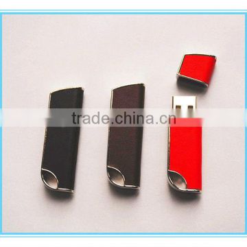 Hot-selling customized leather usb pen drive 8gb factory direct selling