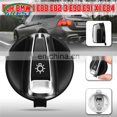 New Car Front Headlight Switch Rotation Button For BMW 1 E88 E82 3 E90 E91 X1 E84 Head Light Lamp Switch Control Konb Button