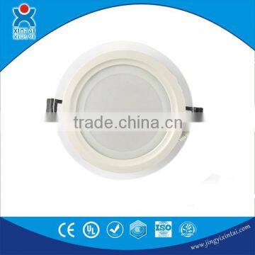 Super slim uniform lightign LED Round Ceiling light with glass cover