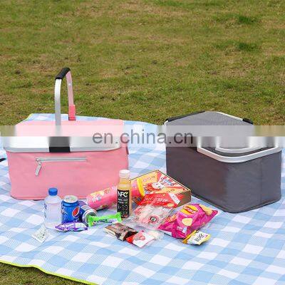 GINT 25L Hot Selling 600D Folded Food Insulated Customer Logo Cooler Bag