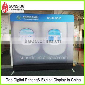 Trade Show Exhibition Stand With Fabric Graphic