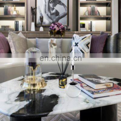 High End Globe Crystal Interior Home Decor Wedding Centerpieces Gift Crafts CandleSticks photo-2