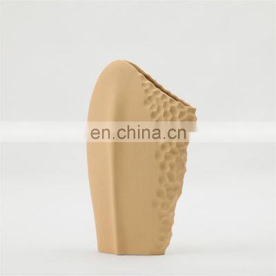 Minimalist Solid Color Matte Living Room Decor Ceramic Vase photo-4