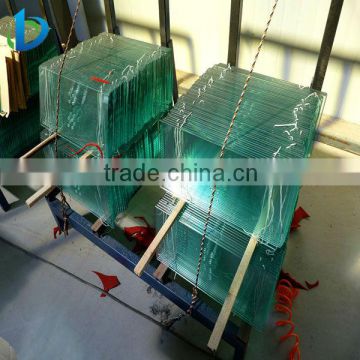 Clear high level tempered glass with ISO building glass factory