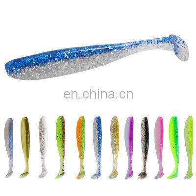 10pcs/bag Soft Lures Silicone Bait 7cm 1.9g Goods For Fishing Sea Fishing Pva Swimbait Wobblers Artificial Tackle lure