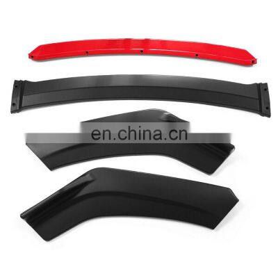 Auto Car Accessories Gloss Black+Red Universal Front Lip Auto Lips For All Cars photo-5